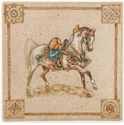 Gien Christmas Plate 17x17cm