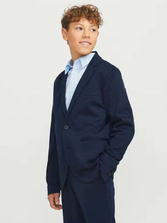 Set Pentru Copii Cu Pantaloni și Haină De Vară 2 Buc Dark Navy Jjejaxon