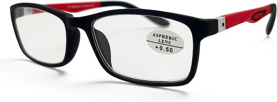 Optosquad Reading Glasses +3.25 In Black Colour 820-2
