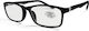 Optosquad Ochelari De Citit +3.25 În Culoare Full Face Neagră 820-1
