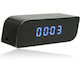 Spy Camera WiFi Clock 720P with Memory Card Slot and Motion Detector