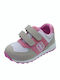 Civas Kids Sneakers Anatomic with Hoop & Loop Closure Pink