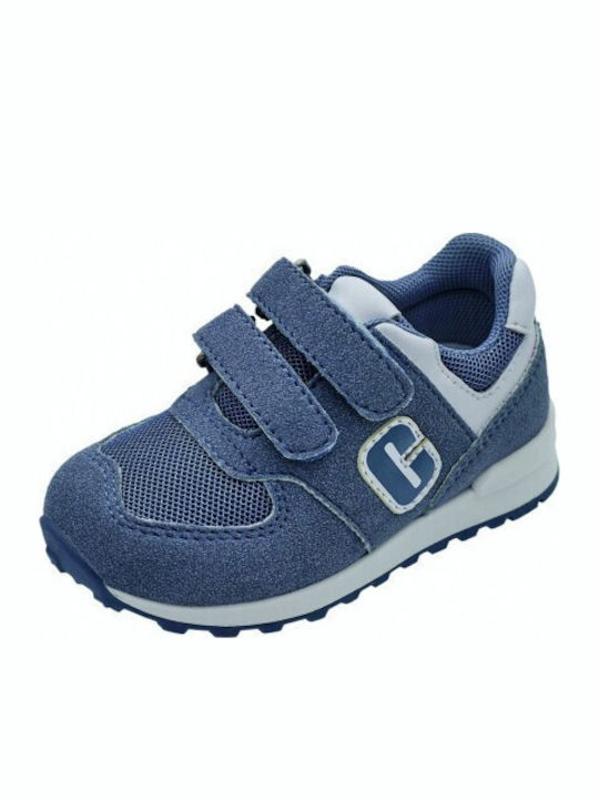 Civas Kids Sneakers Anatomic With Hoop & Loop Closure Blue