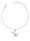 Women's Steel Bracelet with Pearls 16cm