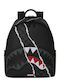 Sprayground Schulranzen Rucksack für Junior High-High School CENTER RIP REVEALING Grau Check Savage
