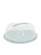 5Five Suport Pentru Prăjituri Din Plastic Cu Capac Verde 36x14cm