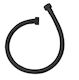 Shower Hose Laveo Cra 7ptd 70 Cm Matte Black