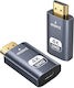 Powertech CAB-UC104 Μετατροπέας HDMI male σε USB-C female Γκρι