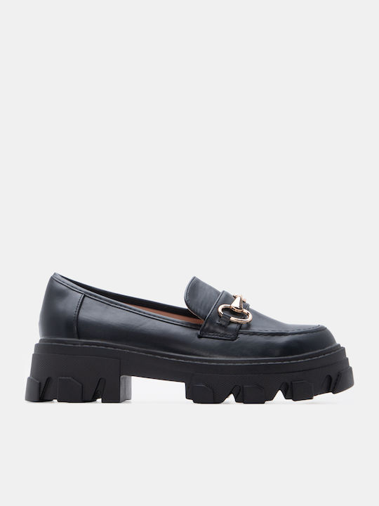 Luigi Women's Moccasins In Black Color