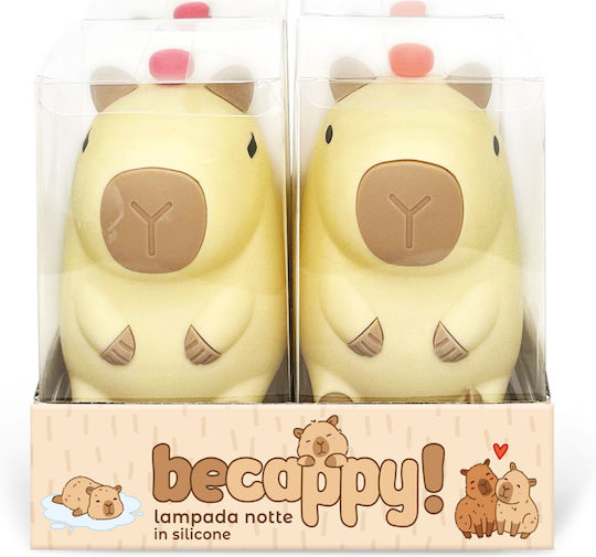 Lebez Lămpi de veghe LED Becappy Night Lamp Silicone Cu Lumină Caldă Difuză Cu Baterii Calde