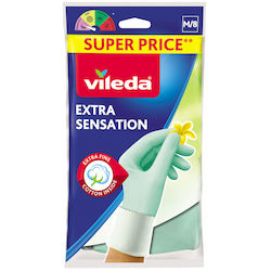 Vileda Γάντια Καθαριότητας Extra Sensation Medium