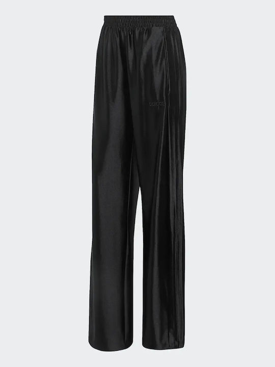 Damen Jogginghosen Breit Schwarz