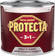 Protecta 3-в-1 Цвят за Метал Черен Метал Ръжда Конвертор Праймер Декоративно Покритие В Една Кутия Може Да Се Нанася Директно Върху Ръжда Лъскаво Покритие 0.5л Бял