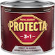 Protecta 3-в-1 Метален Цвят Черни Метали Конвертор На Ръжда Грунд Декоративно Покритие В Една Кутия Може Да Се Нанася Директно На Ръжда Лъскав Завършек 0.5л Тъмно Кафяво