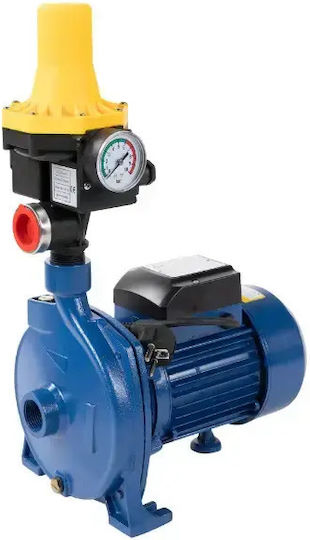 Kit Pompa de Apă de Suprafață Cpm158 750w 1 Inch 2000 L H 30 M Debit Corp Din Fontă Bobinaj 100% Cupru Include Control Automat Al Presiunii Manometru 10 Bar Conexiune 1" Cobi Smart