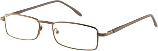 Nea Optiki Reading Glasses +2.50 In Brown Colour MO1050C3250