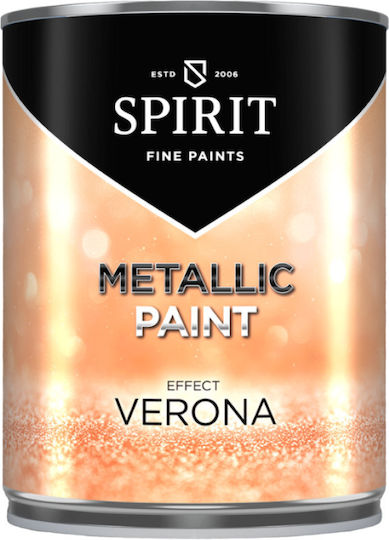 Декоративна Боя Spirit Verona Метални Перлени Частици 2.5л Светлокафява