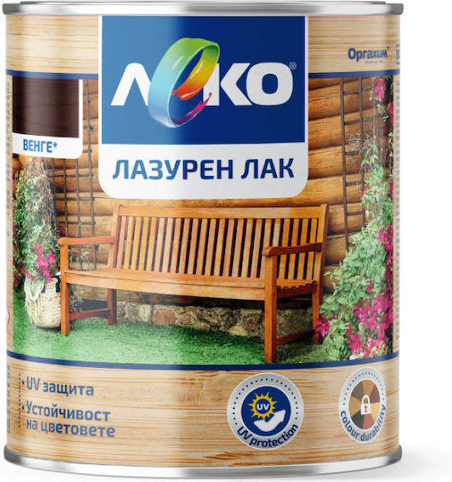 Leko Лак За Импрегниране На Дърво Алкидна Основа Гланцов Финиш 2.5л Венге
