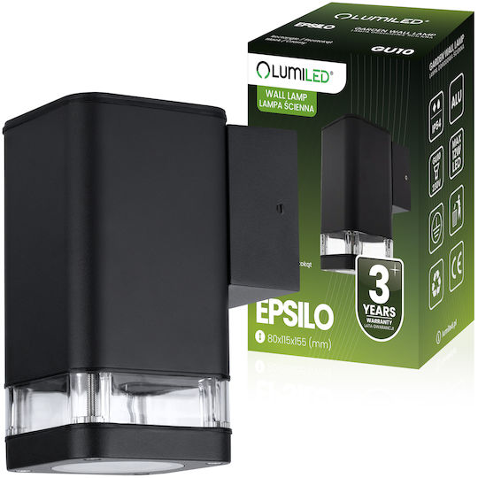Iluminat Exterior De Grădină Iluminat Montat Pe Perete Fațadă Gu10 Led Ip54 Epsilo Lumiled