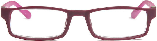 Reading Glasses +1.25 in Burgundy Colour 7787Burgundy-Pink-351825
