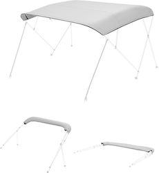 Vevor Husa De Schimb Copertină Bimini Cu 4 Arce 2440 Mm Impermeabilă 600d Gri Fără Cadru Cyzypdpthj968drvs001v0
