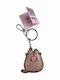 Pusheen Donut Keychain