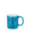 White Ceramic Mug 330ml Glitter Blue Coffee Makes Me Feel Less Murdery Dp9257