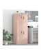 Cabinet Metalic De Birou Cu Încuietoare Roz 60x40x145cm