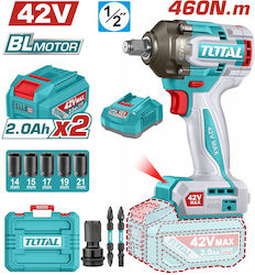 Total TIWLI424 Μπουλονόκλειδο 42V 2x2Ah 1/2" Total TIWLI424 Μπουλονόκλειδο 42V 2x2Ah 1/2"