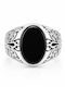 Nire Herrenring mit Steinen