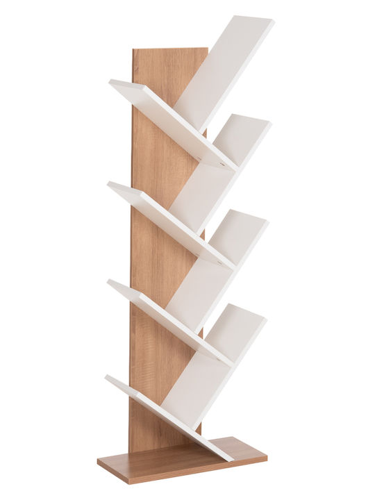 Bookcase Liana Beige 46x22x128cm