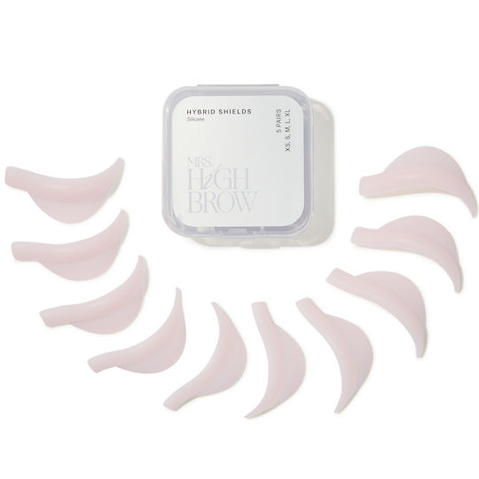 Mrs.highbrow Hybrid Shields – Professional Lash Lift Perne din silicon