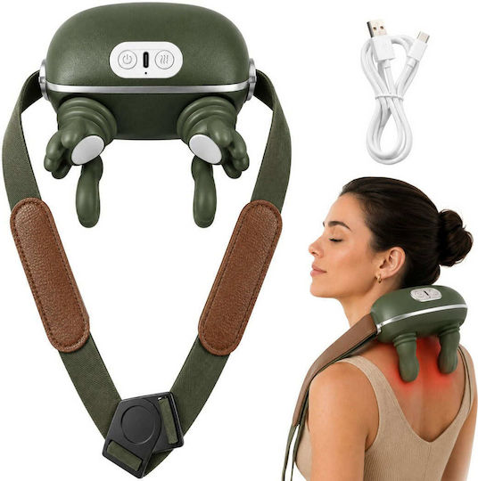 Verk Group Shiatsu Massage Device for the Neck, Head, Back, Legs & Hands with Infrared Heat
