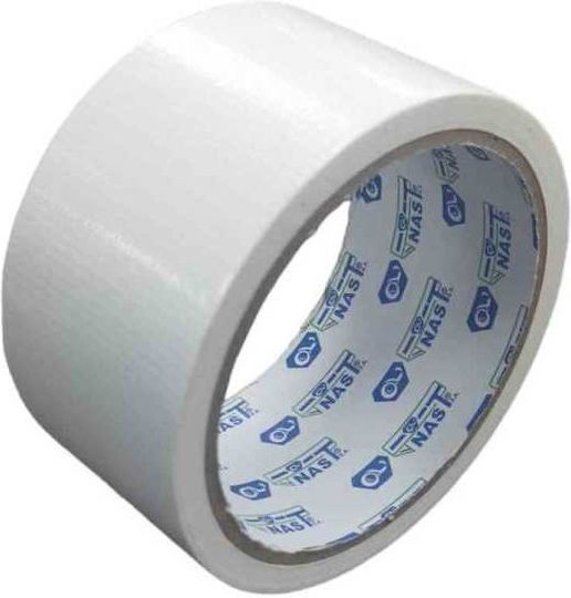 Selbstklebendes Gewebeband Weiß 10m x 50mm