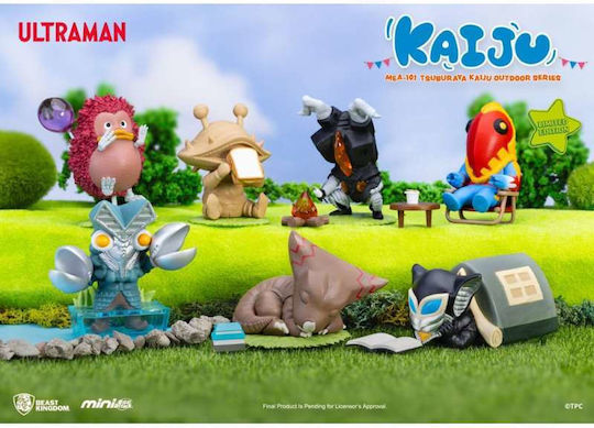 Ultraman Mini Egg Attack Outdoor Series Φιγούρες Tsuburaya Kaiju Blind Box Μεγέθους 7cm Σετ 6 Τεμάχια