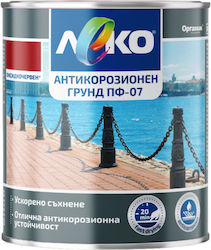 Leko Pf-07 Anti-corrosion Primer Alkyd Base Metal 0.9l Red Leko Pf-07 Anti-corrosion Primer Alkyd Base Metal 0.9l Red