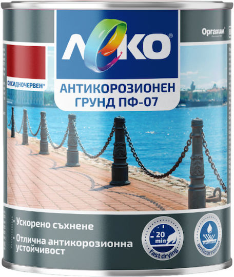 Leko Grundierung Pf-07 Anti-Korrosions Alkyd-Basis Metall 0,9l Rote