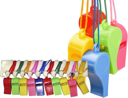 Plastik-Horn mit Schnur Carnavalista 23118 Paket 24 Stück