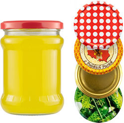 8x Βάζα 500 Ml Μαρμελαδα Κονσερβα Κρεας Μελι