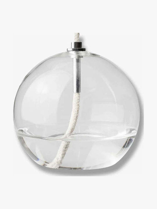 Mette Ditmer Glass Candle Holder In Transparent Colour 9.5x9.5x10cm