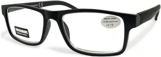 Optosquad Reading Glasses +2.25 In Black Colour WG8780-4