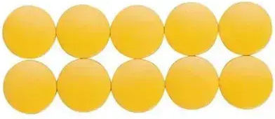 Maul Magneți rotunzi D15mm Forță 0.15 Kg 10 buc Set Maul Galbeni Solizi