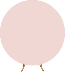 Doppelseitige Abdeckung Rundballonbogen Fotowand 200 Cm Rosa