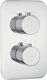 Deante Bxy_x44t Set Built In Thermostatic Mixer System Round Chrome