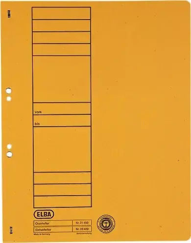 ELBA Separator din plastic pentru documente A4