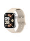 Bizonmobile Silicone Strap Compatible Xiaomi Redmi Watch 6 5 4 Smart Band 10 Pro 9 Pro 8 Pro Beige