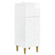 vidaXL Bathroom Cabinet 30x31x80cm White