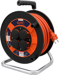 Tambur prelungitor 3x2.5 Mm² 40 M 4 prize Mâner ergonomic de transport Cobi Smart Tambur prelungitor 3x2.5 Mm² 40 M 4 prize Mâner ergonomic de transport Cobi Smart