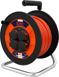 Extension Reel Drum 3x2.5 Mm² 20 M 4 Sockets Ergonomic Carrying Handle Cobi Smart Extension Reel Drum 3x2.5 Mm² 20 M 4 Sockets Ergonomic Carrying Handle Cobi Smart