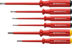 VDE Schraubendreher-Set 6 Stück Flachkopf Ph Karton Classic Pb Swiss Tools